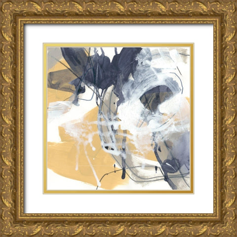 Centralen III Gold Ornate Wood Framed Art Print with Double Matting by Vess, June Erica