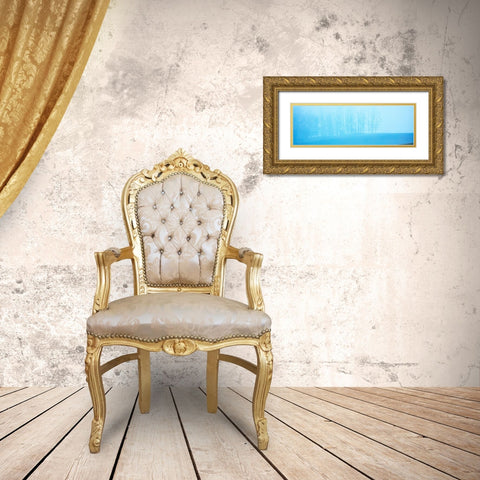 Tree Panorama II Gold Ornate Wood Framed Art Print with Double Matting by McLoughlin, James