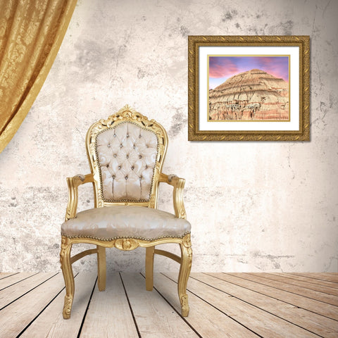 Badlands I Gold Ornate Wood Framed Art Print with Double Matting by McLoughlin, James
