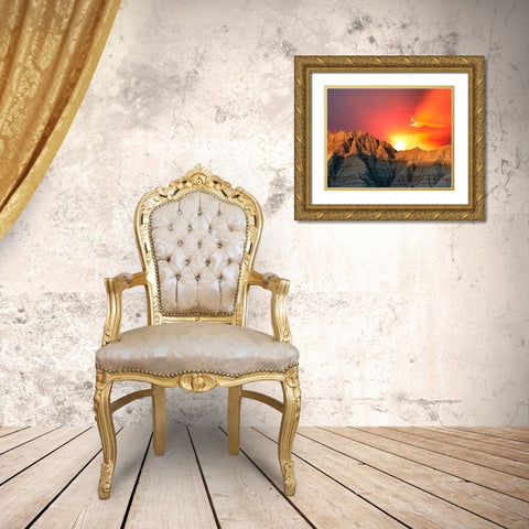 Western Landscape Photo VI Gold Ornate Wood Framed Art Print with Double Matting by McLoughlin, James