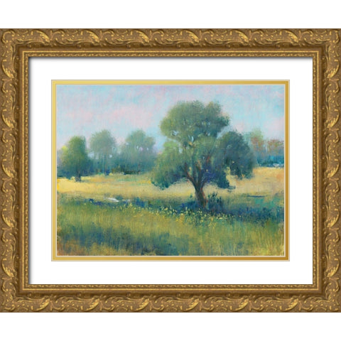 Summer Time I Gold Ornate Wood Framed Art Print with Double Matting by OToole, Tim