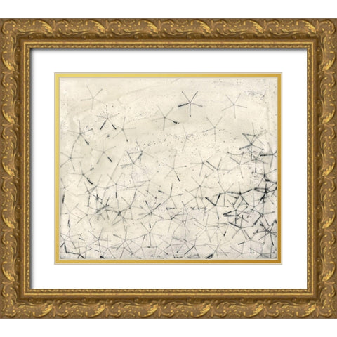 Shorelines Gold Ornate Wood Framed Art Print with Double Matting by Stramel, Renee W.