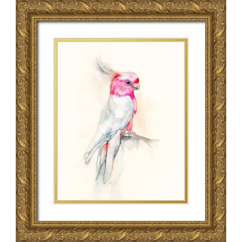 Opera Cockatoo I Gold Ornate Wood Framed Art Print with Double Matting by Goldberger, Jennifer