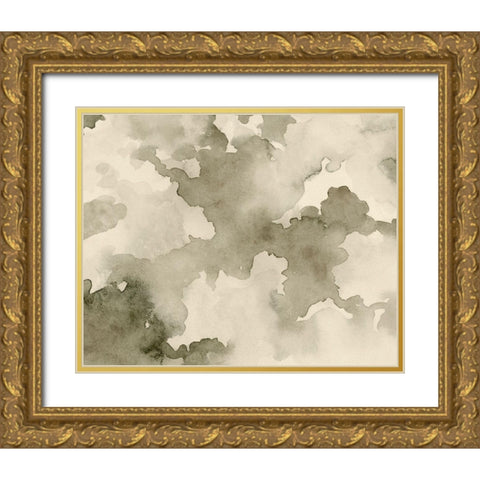 Antique Sky IV Gold Ornate Wood Framed Art Print with Double Matting by Caroline, Emma