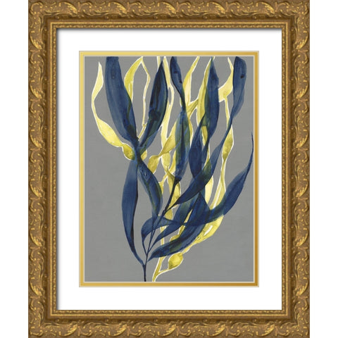 Kelp Embrace I Gold Ornate Wood Framed Art Print with Double Matting by Goldberger, Jennifer