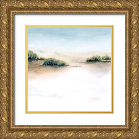 Faded Dunes I Gold Ornate Wood Framed Art Print with Double Matting by Popp, Grace