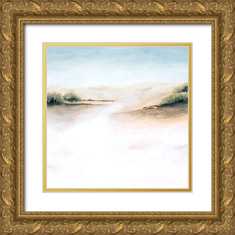 Faded Dunes II Gold Ornate Wood Framed Art Print with Double Matting by Popp, Grace