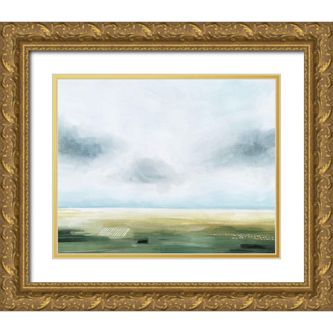 Vanishing Horizon I Gold Ornate Wood Framed Art Print with Double Matting by Popp, Grace