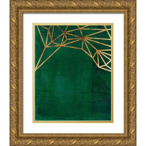 Jungle Web II Gold Ornate Wood Framed Art Print with Double Matting by Green, Jacob