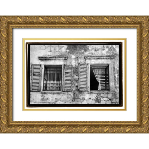 Catching the Breeze Gold Ornate Wood Framed Art Print with Double Matting by DeNardo, Laura