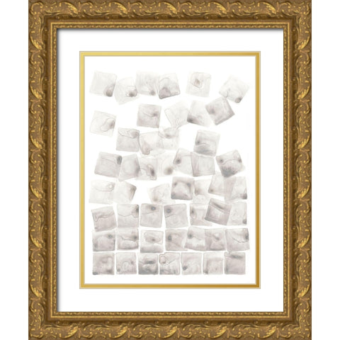 Square Root II Gold Ornate Wood Framed Art Print with Double Matting by Lam, Vanna