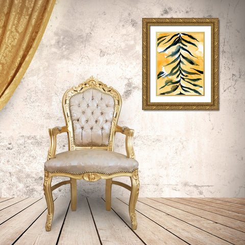 Jungle Jacket I Gold Ornate Wood Framed Art Print with Double Matting by Green, Jacob