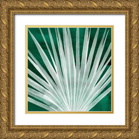 Velvet Palm I Gold Ornate Wood Framed Art Print with Double Matting by Popp, Grace
