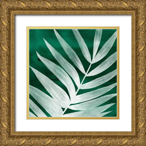 Velvet Palm II Gold Ornate Wood Framed Art Print with Double Matting by Popp, Grace