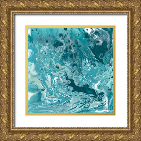 Spring Tide I Gold Ornate Wood Framed Art Print with Double Matting by Studio W