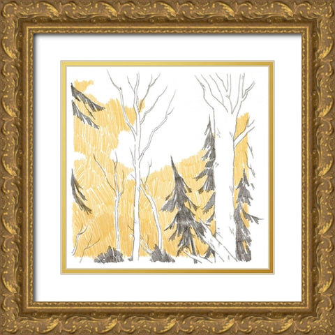 Northwood I Gold Ornate Wood Framed Art Print with Double Matting by Green, Jacob