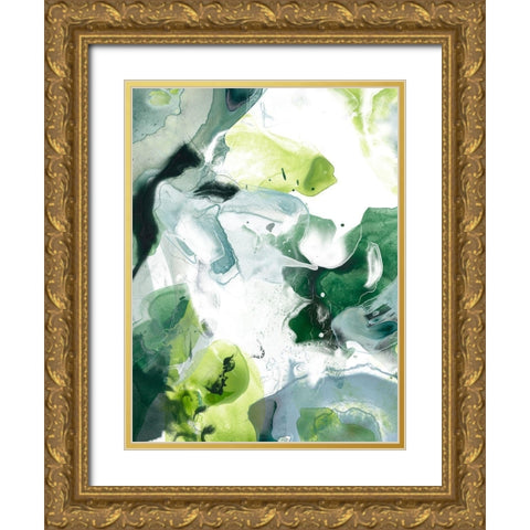 Jungle Marble I Gold Ornate Wood Framed Art Print with Double Matting by Vess, June Erica