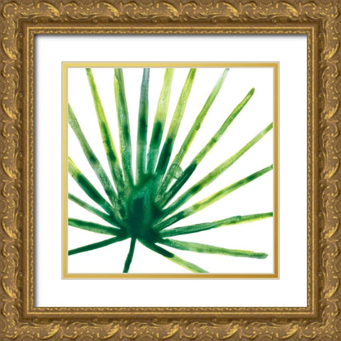 Tropical Jewel I Gold Ornate Wood Framed Art Print with Double Matting by Vess, June Erica