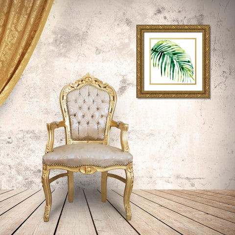 Tropical Jewel V Gold Ornate Wood Framed Art Print with Double Matting by Vess, June Erica