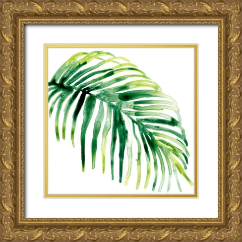 Tropical Jewel V Gold Ornate Wood Framed Art Print with Double Matting by Vess, June Erica