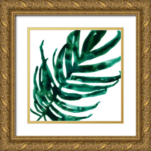 Tropical Jewel VI Gold Ornate Wood Framed Art Print with Double Matting by Vess, June Erica