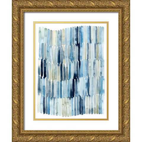 Beach Wash I Gold Ornate Wood Framed Art Print with Double Matting by Popp, Grace