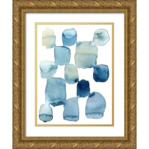 Beach Wash II Gold Ornate Wood Framed Art Print with Double Matting by Popp, Grace