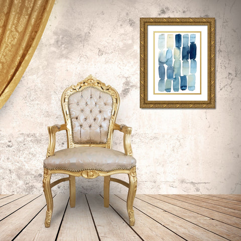 Beach Wash III Gold Ornate Wood Framed Art Print with Double Matting by Popp, Grace