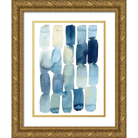 Beach Wash III Gold Ornate Wood Framed Art Print with Double Matting by Popp, Grace