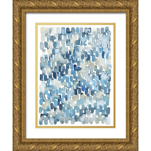 Beach Wash IV Gold Ornate Wood Framed Art Print with Double Matting by Popp, Grace