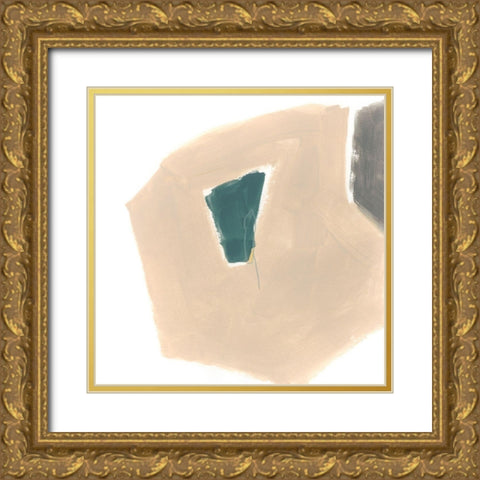 Tilt I Gold Ornate Wood Framed Art Print with Double Matting by Vess, June Erica