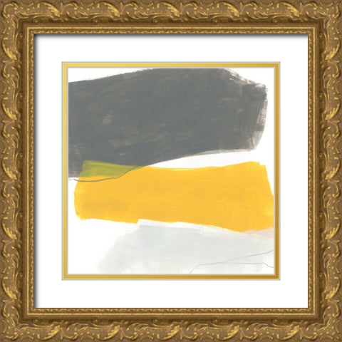 Tilt II Gold Ornate Wood Framed Art Print with Double Matting by Vess, June Erica