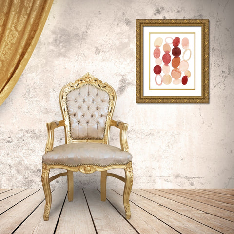 Organic Cairn I Gold Ornate Wood Framed Art Print with Double Matting by Popp, Grace