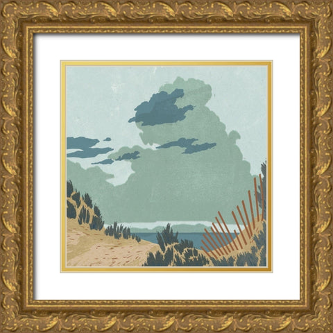 Hidden Dune I Gold Ornate Wood Framed Art Print with Double Matting by Green, Jacob