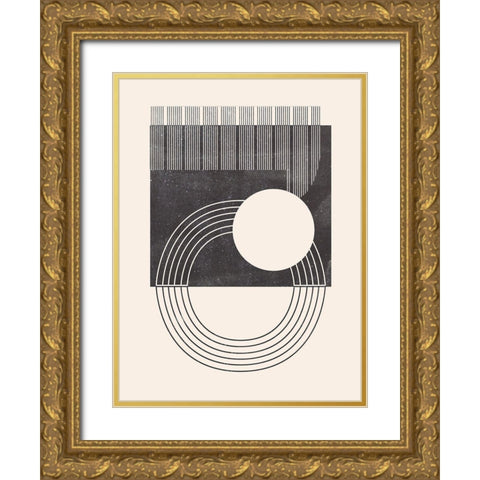 Unknown Space III Gold Ornate Wood Framed Art Print with Double Matting by Wang, Melissa