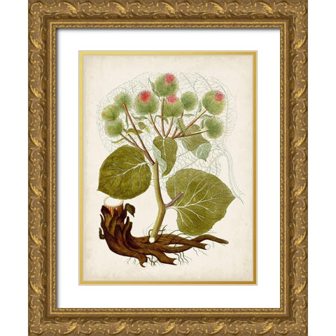 Vintage Charm III Gold Ornate Wood Framed Art Print with Double Matting by Vision Studio