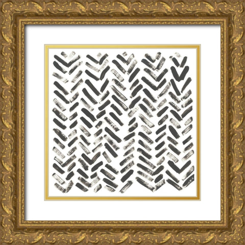Mixed Signals VII Gold Ornate Wood Framed Art Print with Double Matting by Vess, June Erica