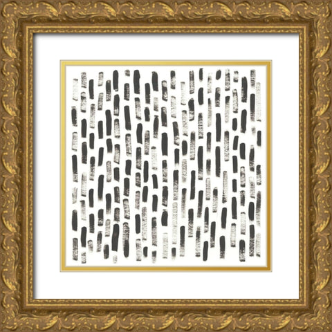 Mixed Signals IX Gold Ornate Wood Framed Art Print with Double Matting by Vess, June Erica