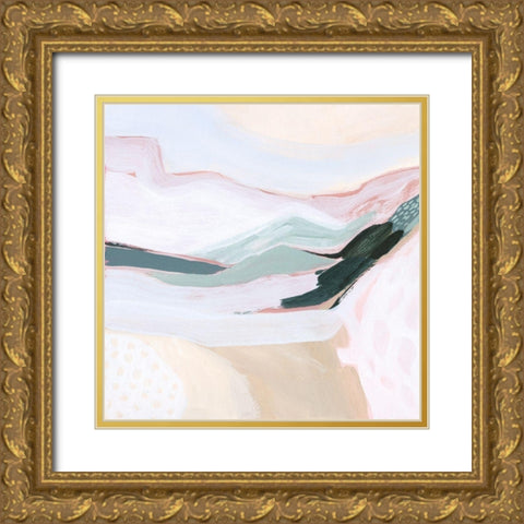 Ocean Meadow II Gold Ornate Wood Framed Art Print with Double Matting by Popp, Grace