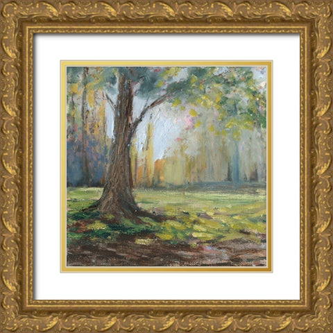 Custom Path to the Tree I Gold Ornate Wood Framed Art Print with Double Matting by Iafrate, Sandra