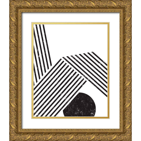 Orthograph I Gold Ornate Wood Framed Art Print with Double Matting by Green, Jacob