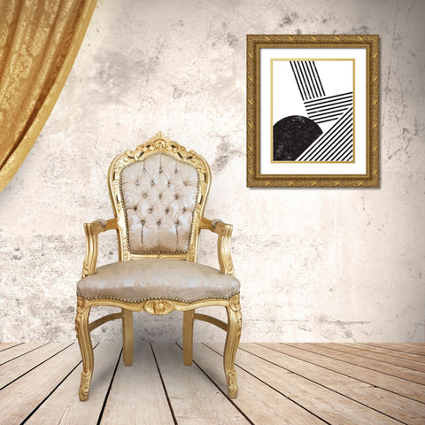 Orthograph II Gold Ornate Wood Framed Art Print with Double Matting by Green, Jacob