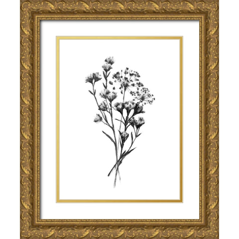 Wild Roadside Bouquet III Gold Ornate Wood Framed Art Print with Double Matting by Scarvey, Emma