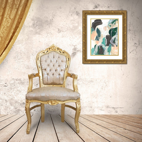 Modal II Gold Ornate Wood Framed Art Print with Double Matting by Vess, June Erica