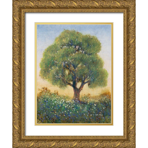 Standing in the Field I Gold Ornate Wood Framed Art Print with Double Matting by OToole, Tim