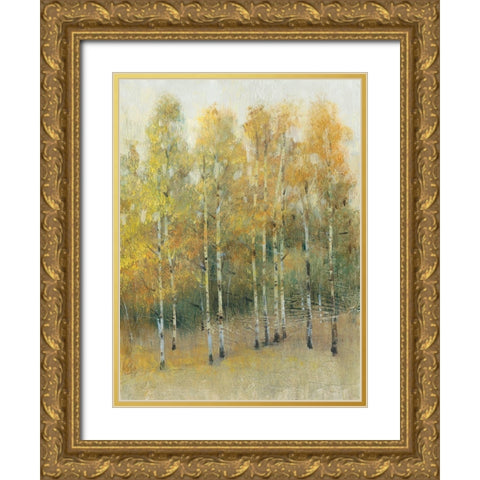 Woodland Edge IV Gold Ornate Wood Framed Art Print with Double Matting by OToole, Tim