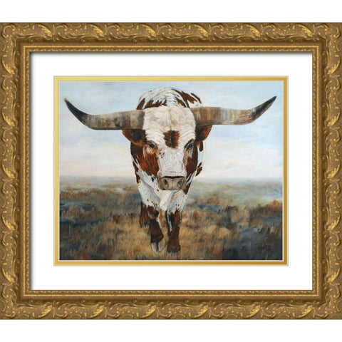 Ramblin On II Gold Ornate Wood Framed Art Print with Double Matting by Winkler, Kathy