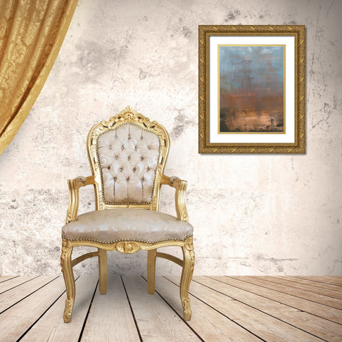 Nogales II Gold Ornate Wood Framed Art Print with Double Matting by Green, Jacob