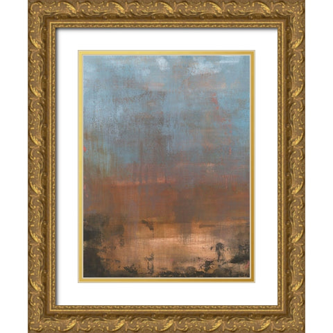 Nogales II Gold Ornate Wood Framed Art Print with Double Matting by Green, Jacob