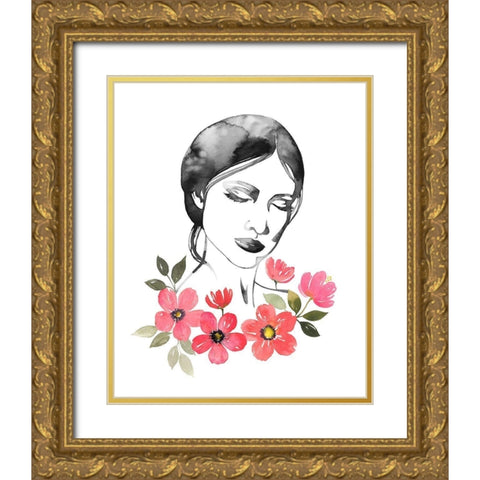 Daydreamer I Gold Ornate Wood Framed Art Print with Double Matting by Popp, Grace